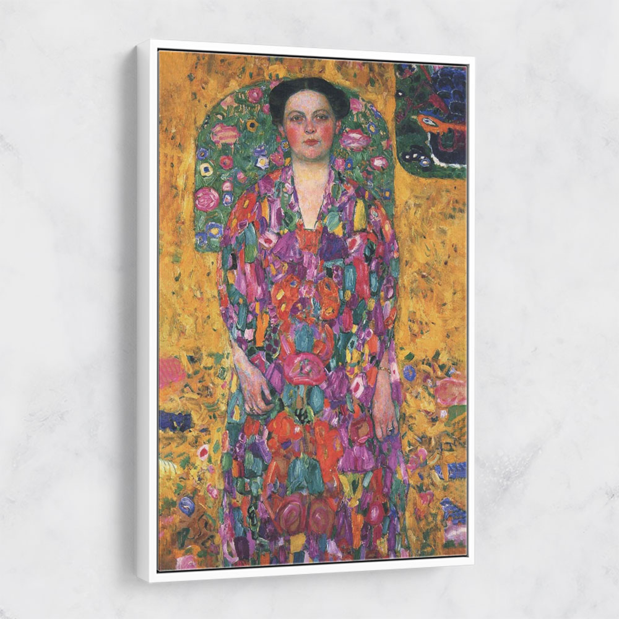 Portrait Of Eugenia Primavesi By Gustav Klimt Wall Art